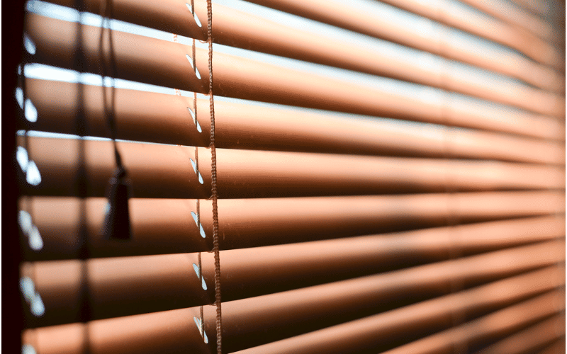 closed blinds