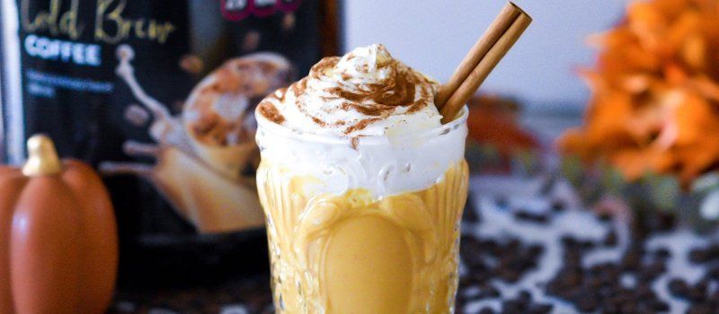 Pumpkin Frappe recipe shown