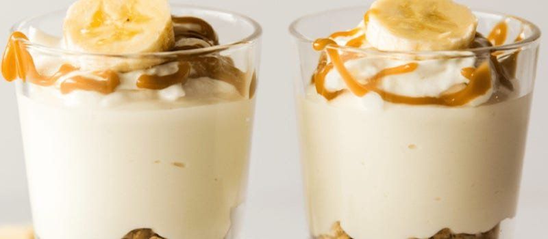 Banana Cream Caramel Parfait recipe