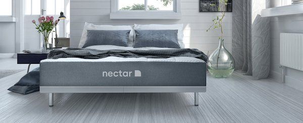 Nectar mattress in modern bedroom