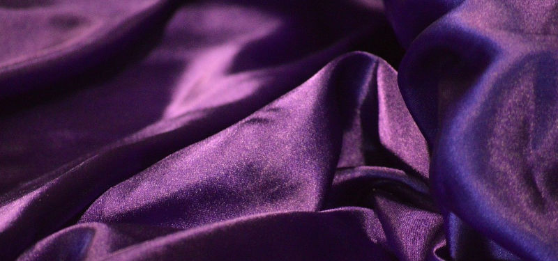 purple silk sheets